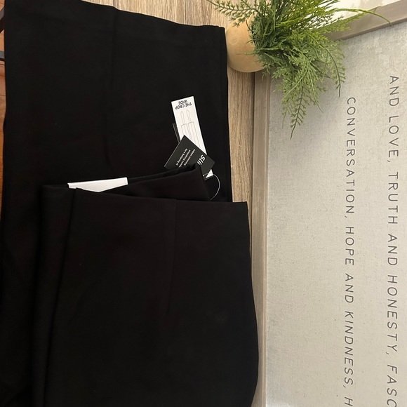 Rafaella Black High Rise Crop Pants & J Jill wide Leg Crop Chino Pants - Picture 2 of 4